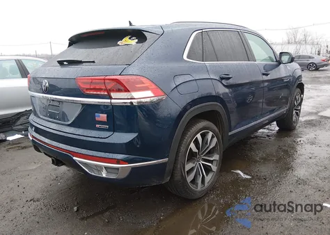 2022 Volkswagen Atlas Cross Sport 3.6L V6 Sel Premium R-Line z USA, uszkodzony, nr VIN 1V2FE2CA9NC209687
